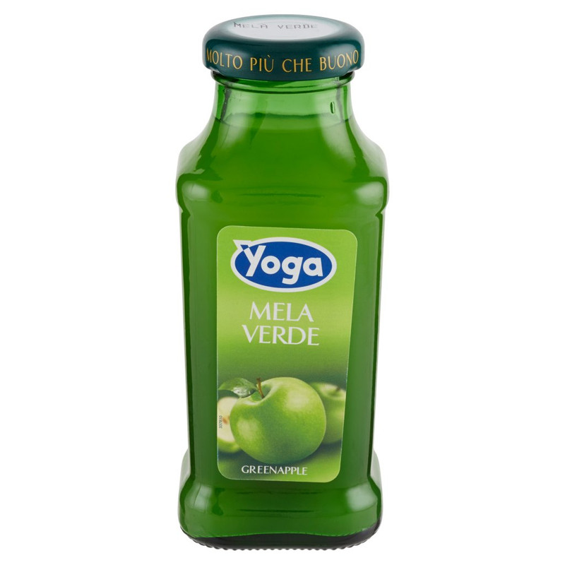 Succo Di Frutta Yoga Mela Verde in Vetro 20cl