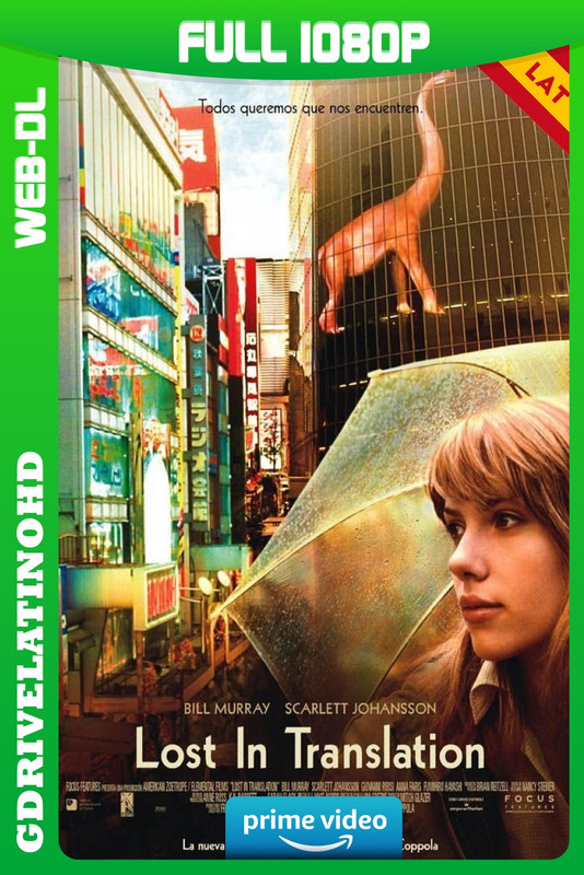 Perdidos en Tokio (2003) WEB-DL 1080p Latino-Inglés