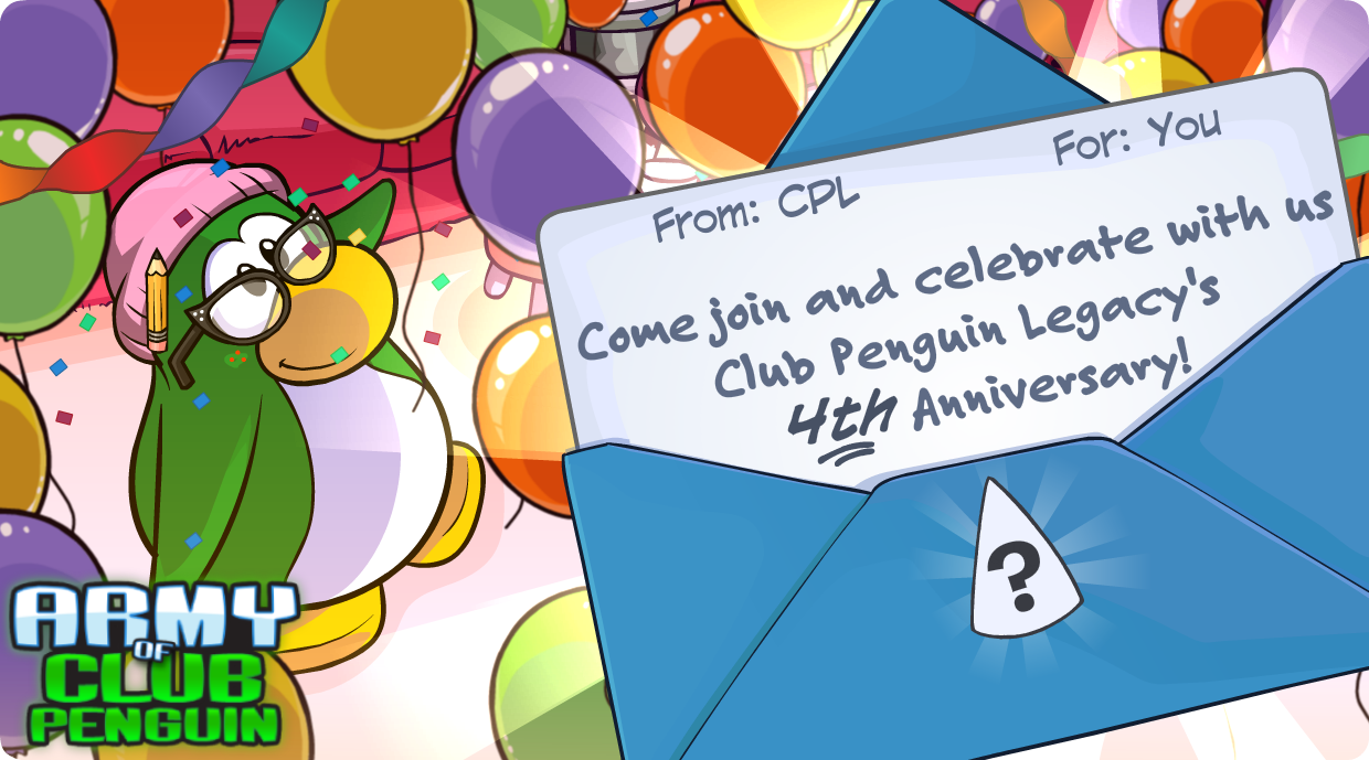 CPLegacy 4th Anniversary Party invite
