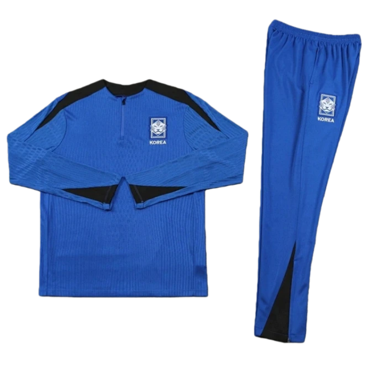 2425 Republic of Korea blue Training suit set