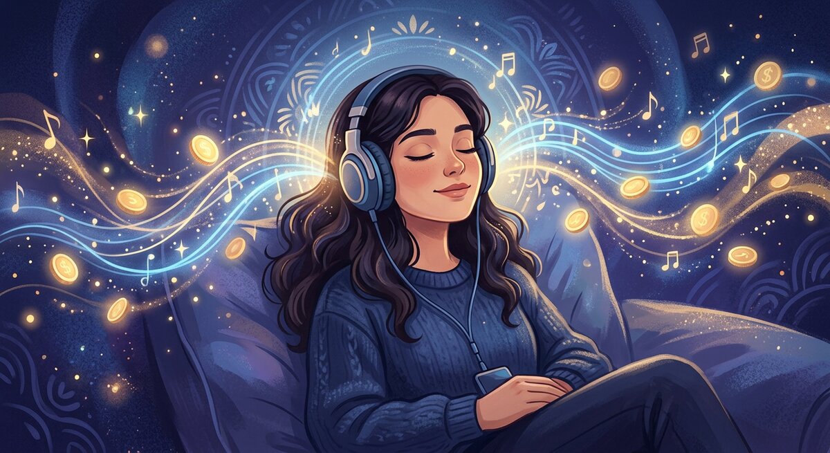 Person with headphones and sound waves illustrating The Last Wish vs The Genius Switch comparison Person with headphones and sound waves illustrating The Last Wish vs The Genius Switch comparison