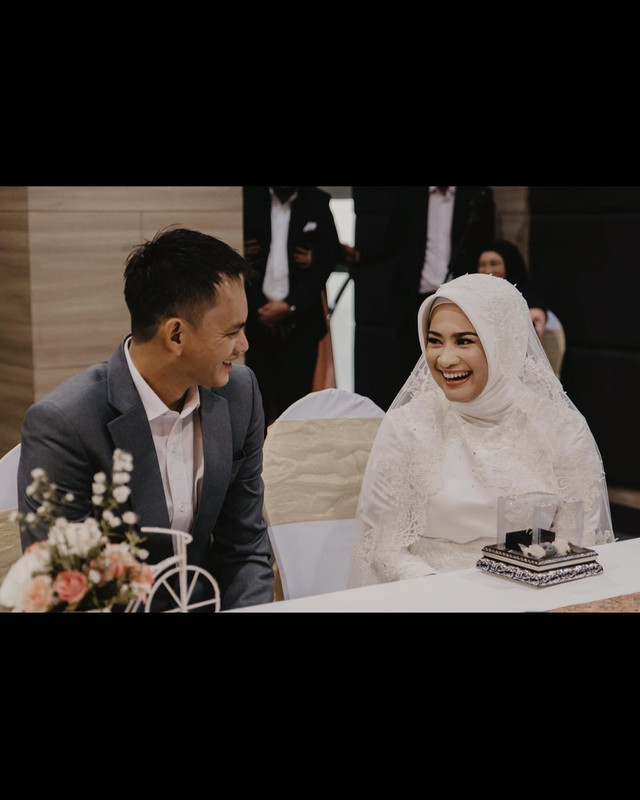 Pernikahan Ikke Nurjanah dan Karlie Fu pada Jumat (5/2/2021).