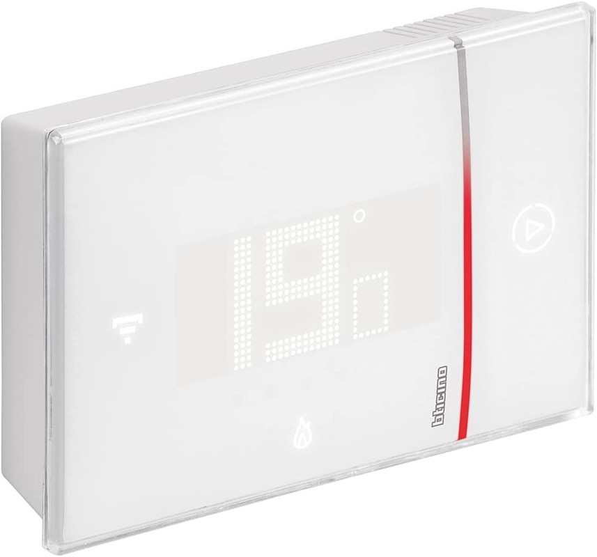 Image of Bticino SXW8002WR TERMOSTATO WIFI DIGITALE Smarther2, Termostato a parete, Programmabile, Comando da App, Alexa e Google, Bianco, prodotto ricondizionato