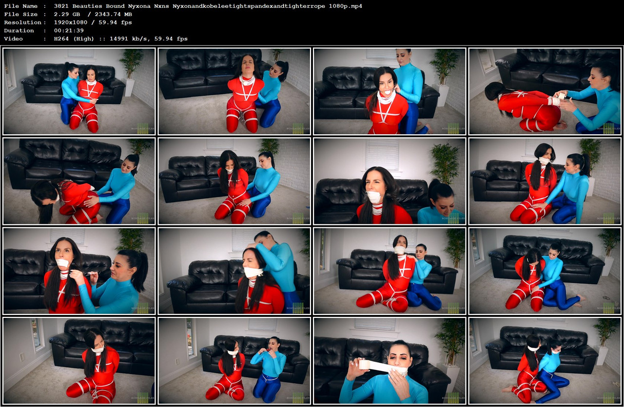 3821 Beauties Bound Nyxona Nxns Nyxonandkobeleetightspandexandtighterrope 1080p mp4