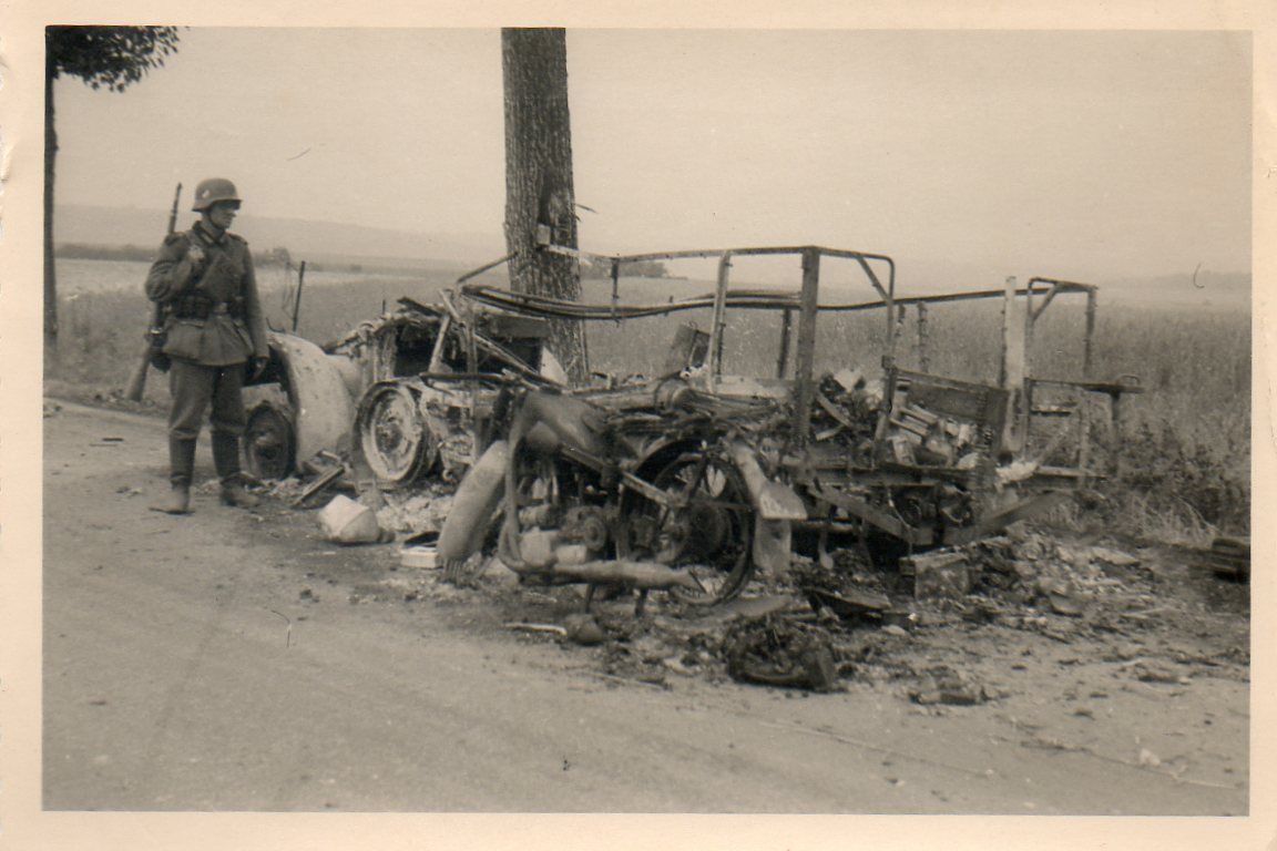 Wehrmacht Kampf Frankreich 1940 Zerstörte Krupp 