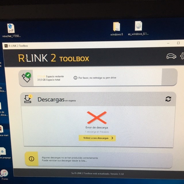 descarga