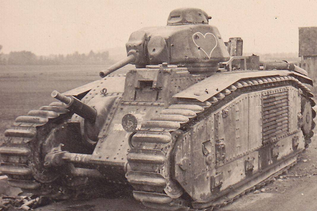 französischer Char B 1 Panzer BOURRASQUE