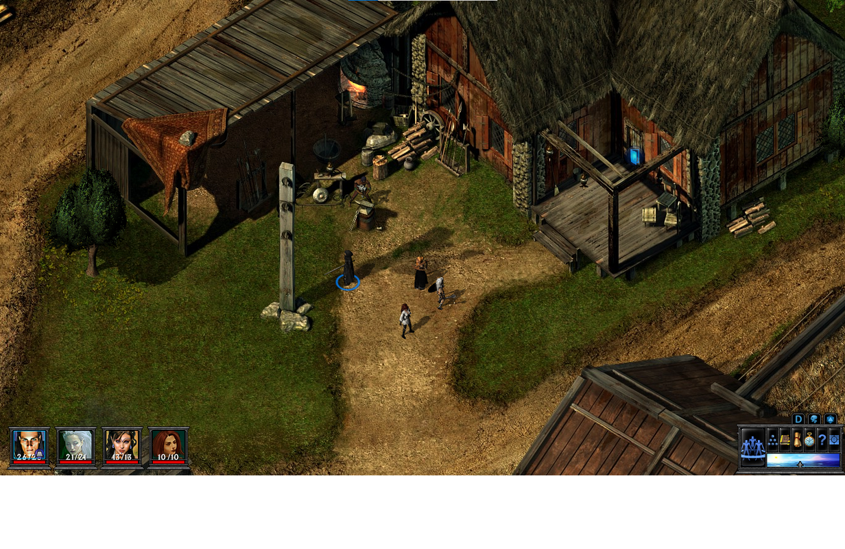 Brother Smyth holding a One Hand Hammer with 2 hands