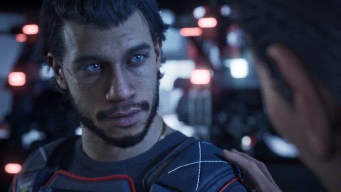 Cena de combate em MindsEye