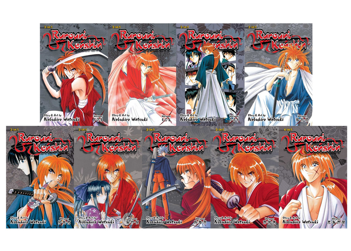 Rurouni Kenshin New Edition 1-22+Guide+Special Booklet 28 Set Japanese  Manga