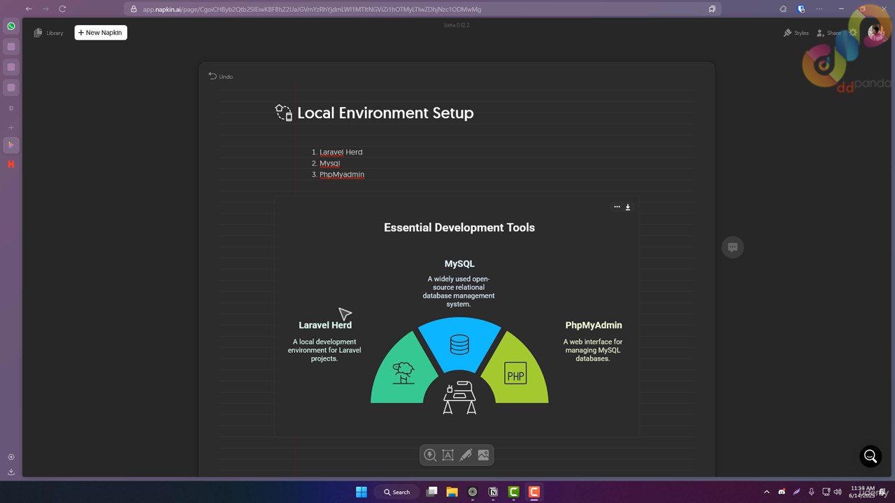 1 1 Environment Setup Install Laravel Herd 0000 00 01 11 screenshot