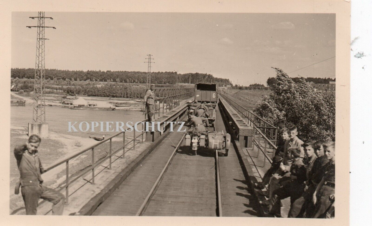 Polen 1939 Panzer Abt.67 v. Lodz Lkw Brücke Warthe Grenze Sdkfz Panzermann