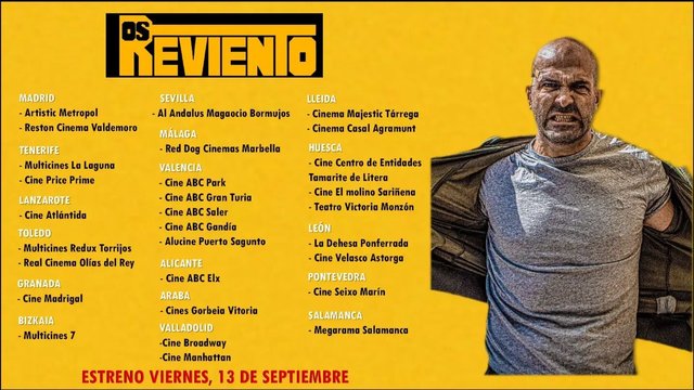 LA PELÍCULA “OS REVIENTO”, DE KIKE NARCEA, SE ESTRENA ESTE FIN DE SEMANA CON 29 COPIAS