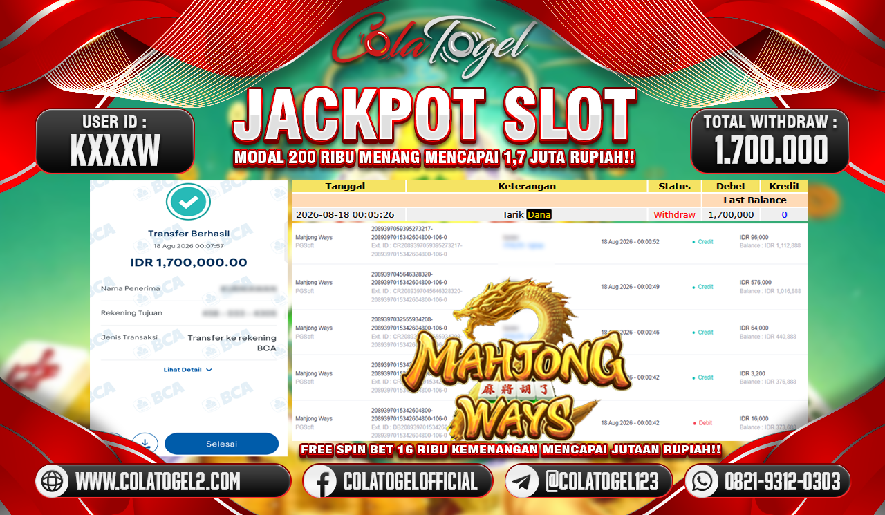 JACKPOT SLOT GACOR!!