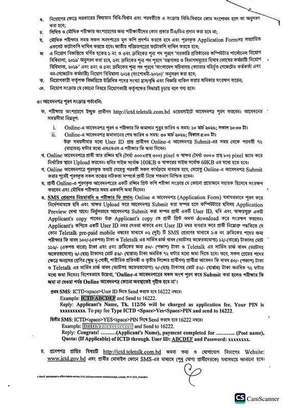 ICT Division Job Circular 2026 Page 2