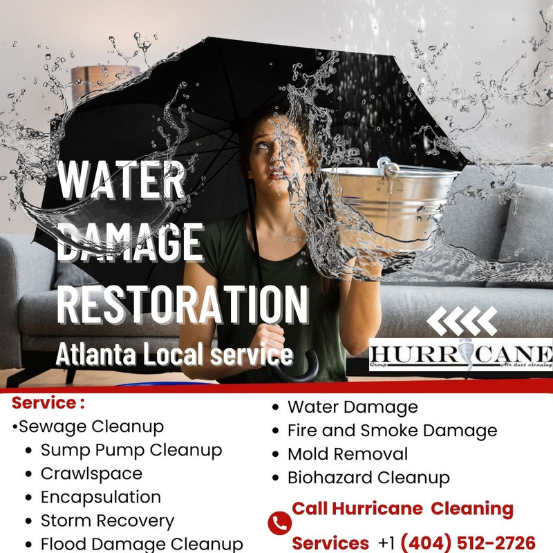 Best damage restoration services in the greater Atlanta area from Hurricane Air Duct Cleaning Services