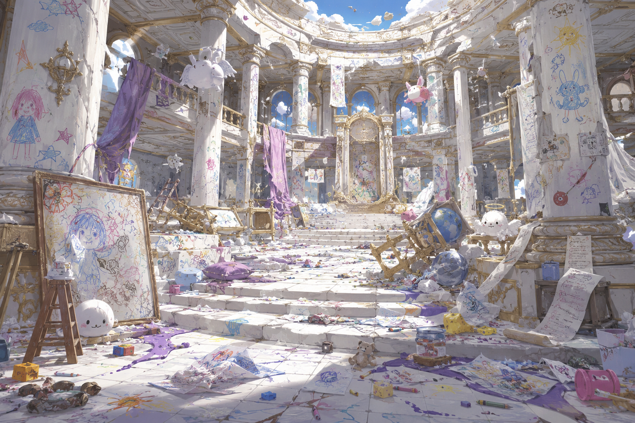 Decorating the temple