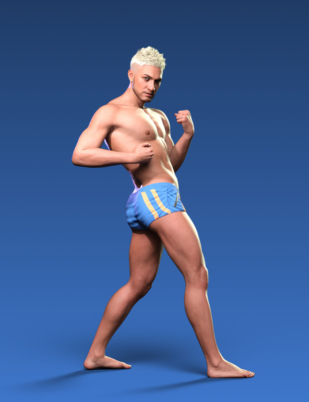Whatta Man! Poses for Genesis 9 and 8 Male