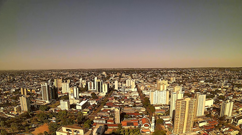 Campo Grande nesta manhã de domingo