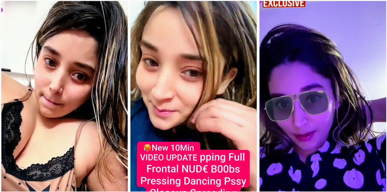Beautifull Insta Influencer Leaked 10min+ video Full face stripping Showing boobs and rubbing her pussy!!