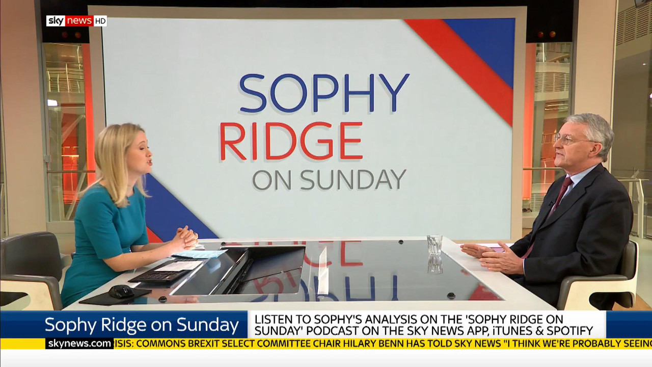 24 March - 09.00.00 - Sophy Ridge On Sunday. A new kind of polit