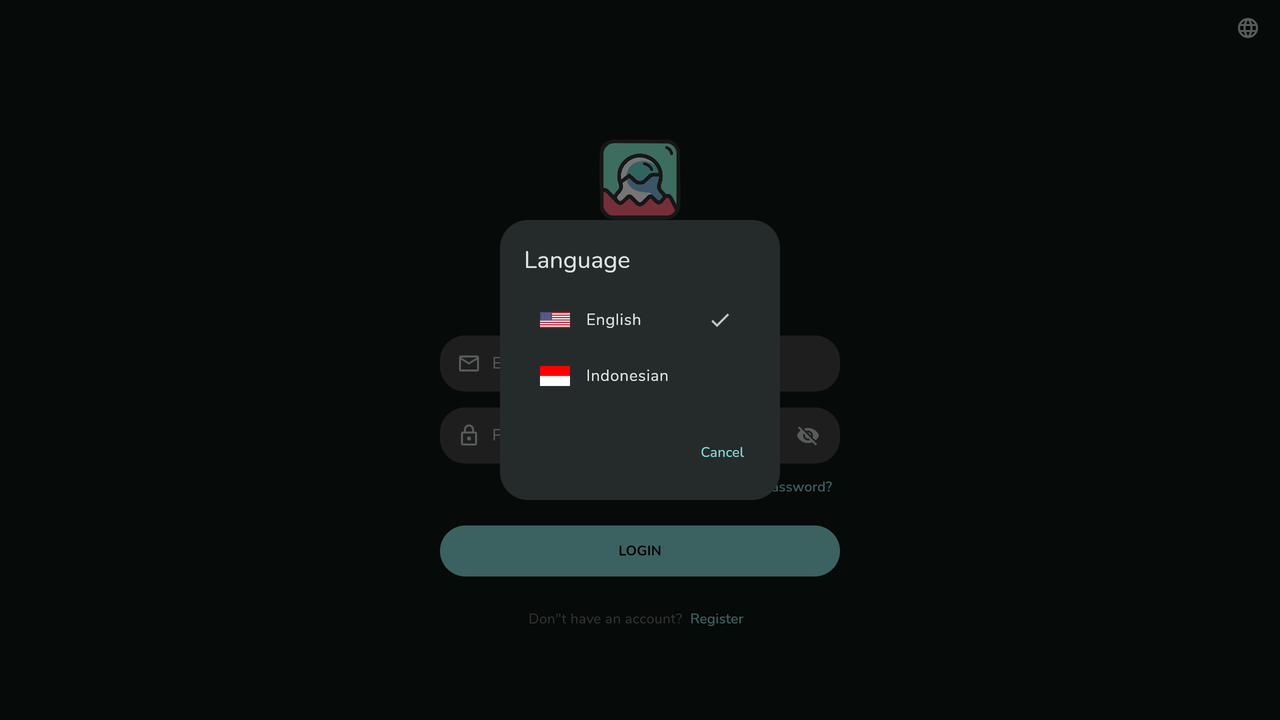 Localization Dialog (Dark)