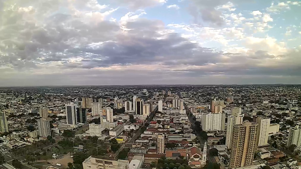 Campo Grande nesta manhã de domingo