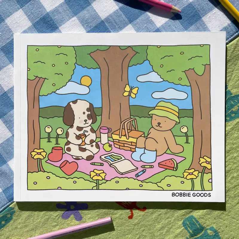 Livro de colorir oficial Bobbie Goods