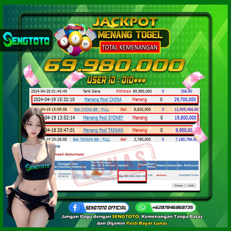 BUKTI PEMBAYARAN TOGEL