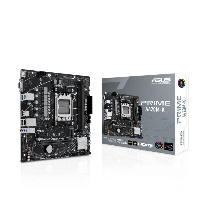 Motherboard Amd Asus Prime A620m-k Am5 Ddr5 Negro