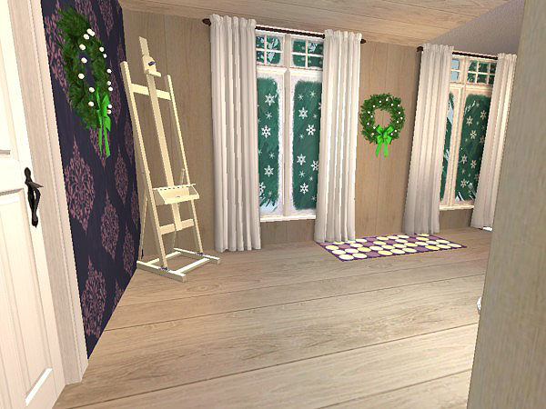 Hellohello: Domy - Stránka 4 Christmas-Chalet-interior-44