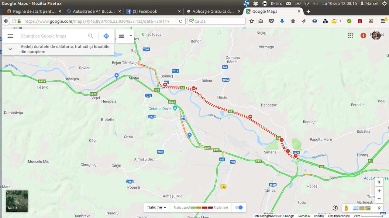 trafic deva