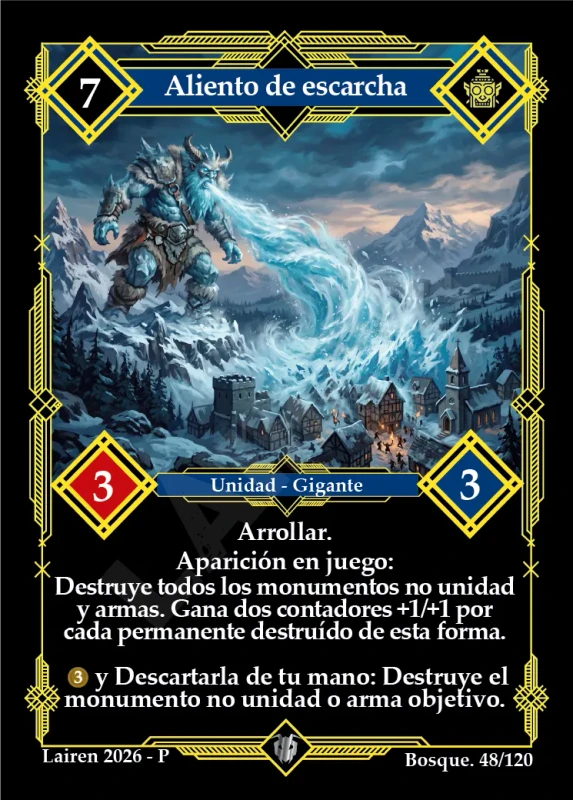 ALIENTO DE ESCARCHA