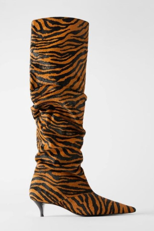 Zara čizme animal print
