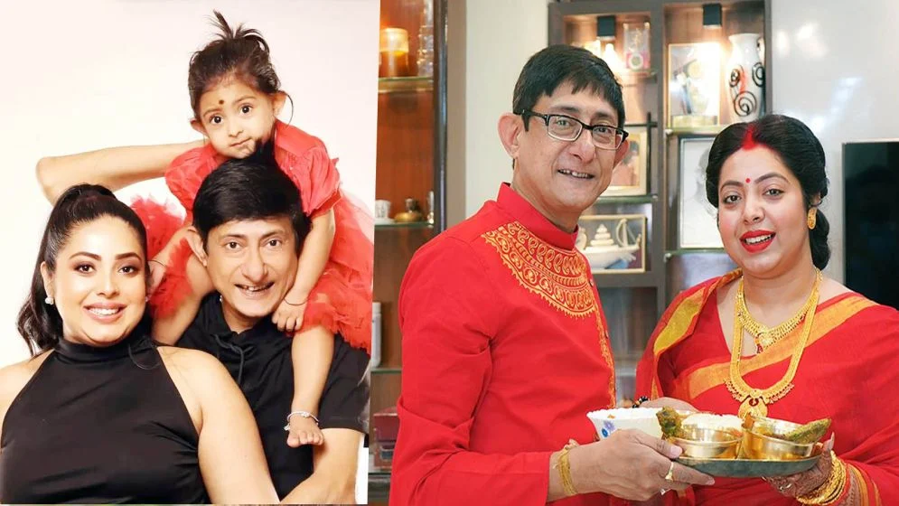 পূজায় ছোটবেলার স্মৃতি সামনে আনলেন কাঞ্চন-শ্রীময়ী