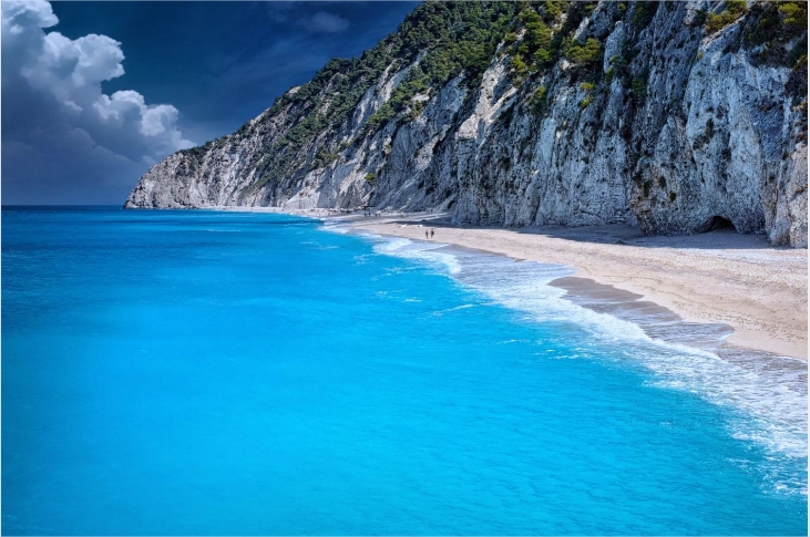 Beaches-sea-blue-hills-mountains-summer-