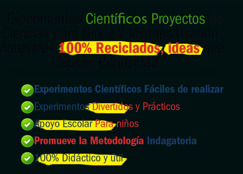 proyectos cientificos de experimientos escolar