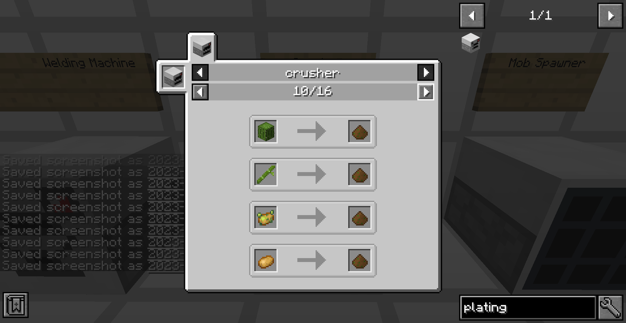 crusher recipe