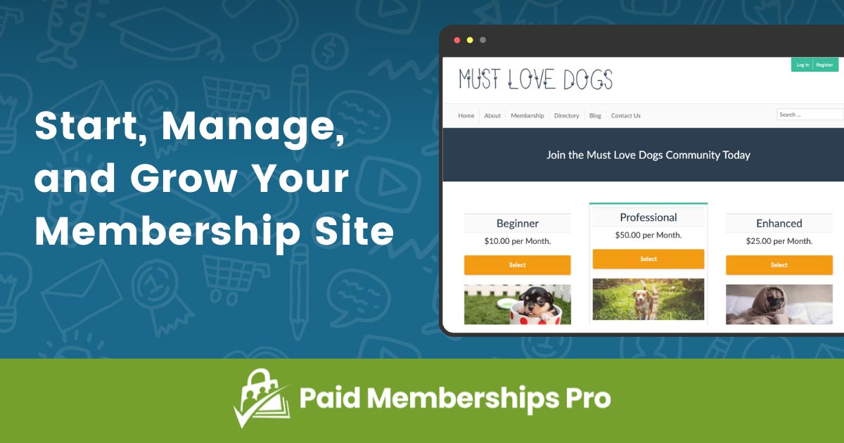 Paid Memberships Pro + Addons Premium WordPress