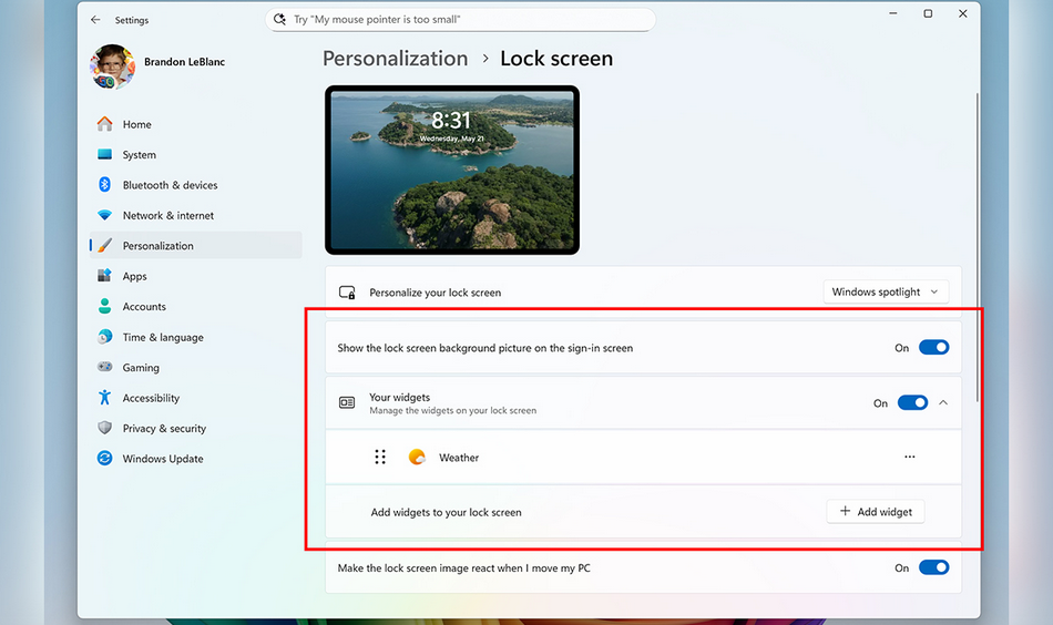 Screenshot 2026 06 10 at 02 48 09 Les widgets de Windows 11 vont devenir vraiment utiles avec cette
