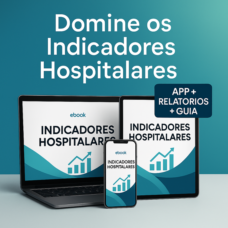 Novo mockup do kit de Indicadores Hospitalares