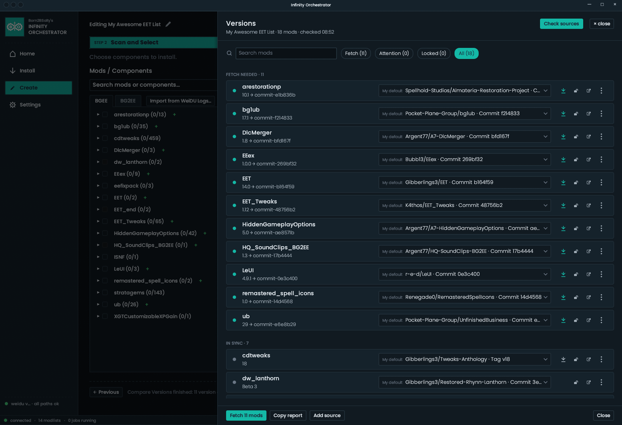 Versions Management