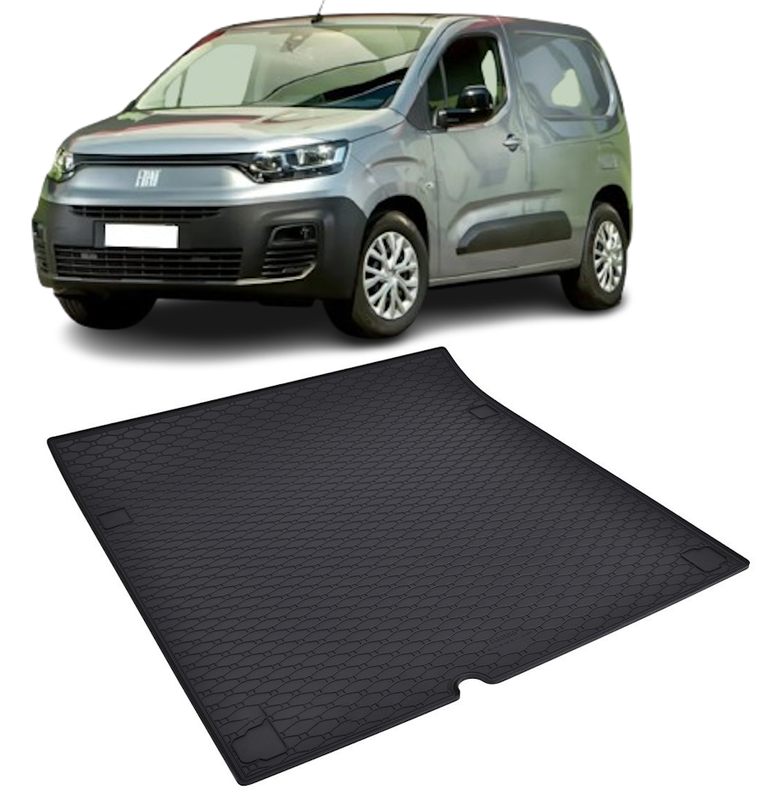 Tavita auto FIAT Doblo 5 locuri 2023-prezent, protectie portbagaj, Cri-Flo, din cauciuc 100%, compatibil cu autoturismul FIAT Doblo 5