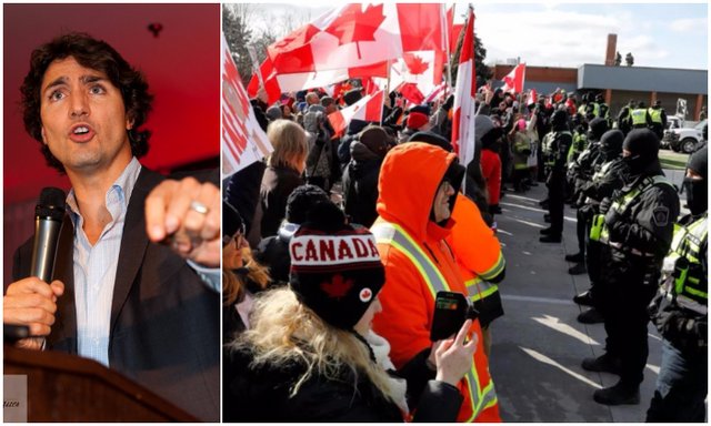 Protestas en Canadá Protestas en Canadá