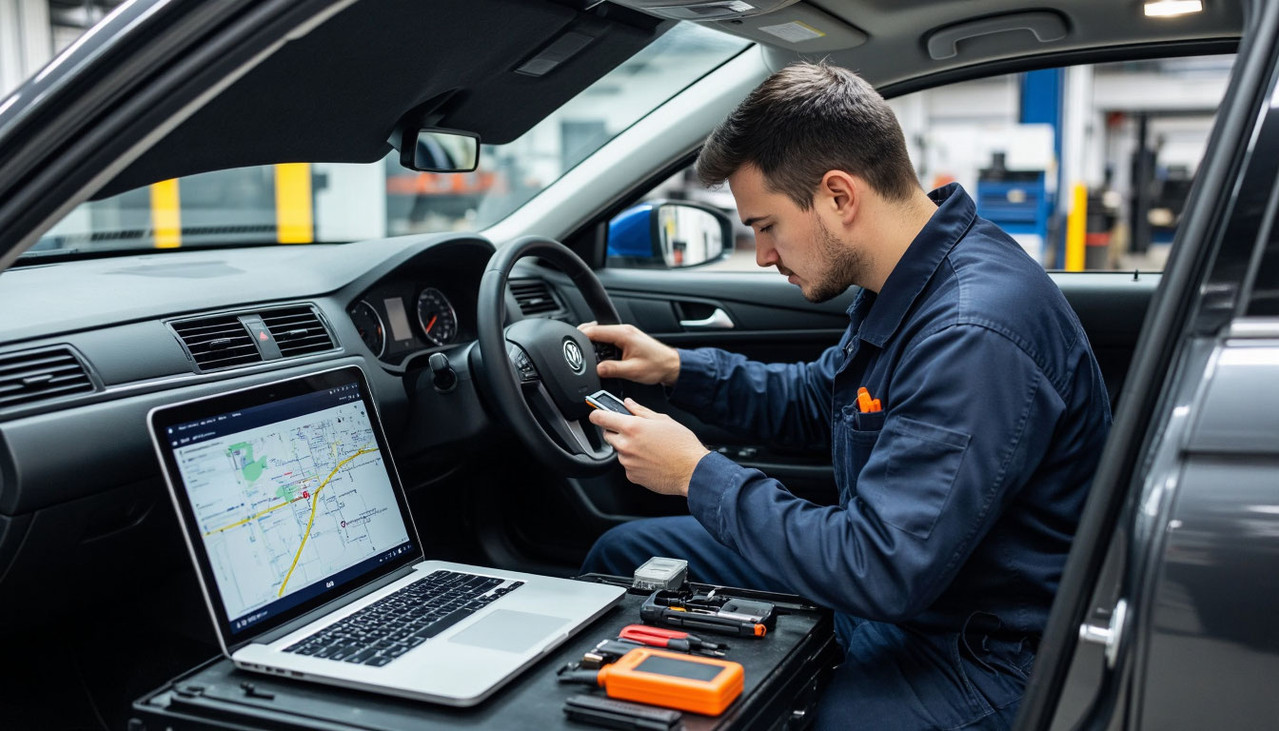 Установка GPS трекера на автомобиль