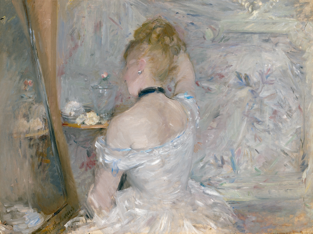 Woman at Her Toilette by Berthe Morisot