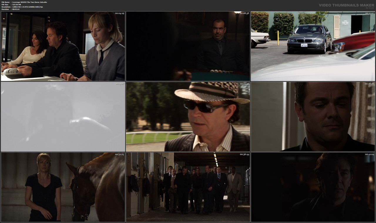 Leverage S01E03 The Two-Horse Job.mkv