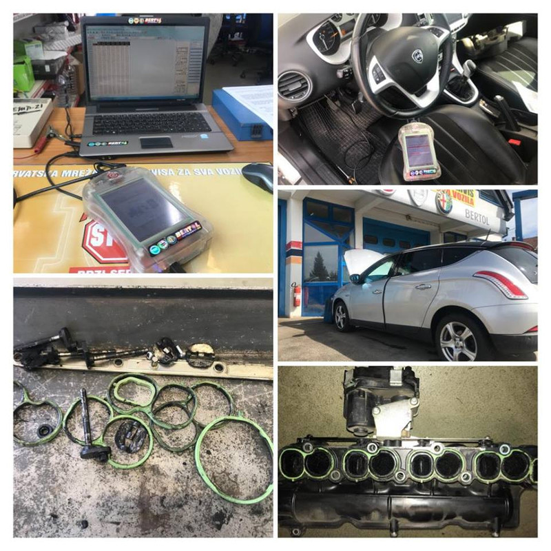 Lancia Delta 2.0 MJet SWIRL out, EGR off