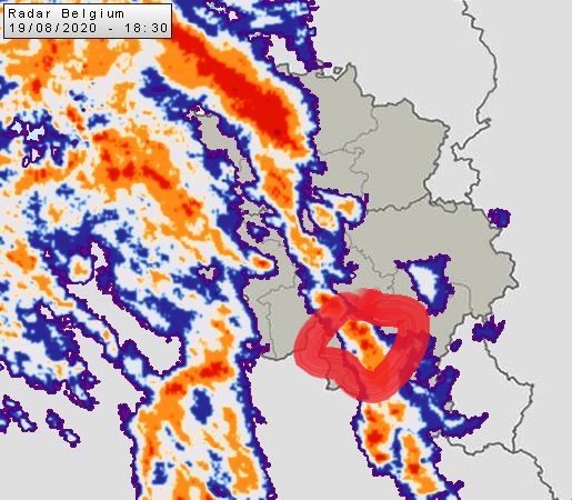 radar précipitations