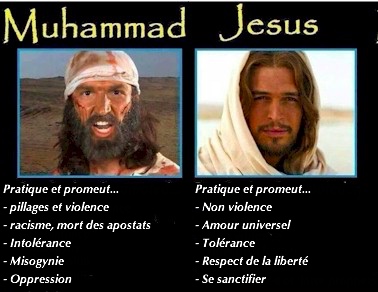 Incroyable pourquoi.....! Mahomet-VS-Jesus